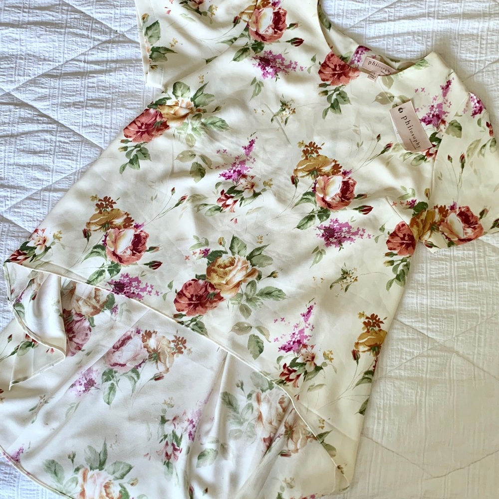 PHILOSOPHY High-Low Blouse